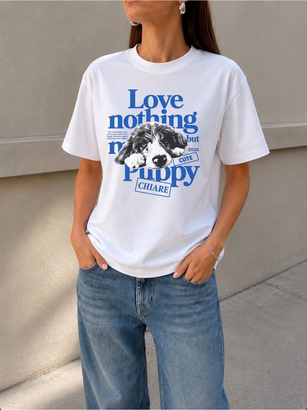 Bernese Mountain Dog Puppy Unisex T-Shirt Berner Lover Graphic Tee